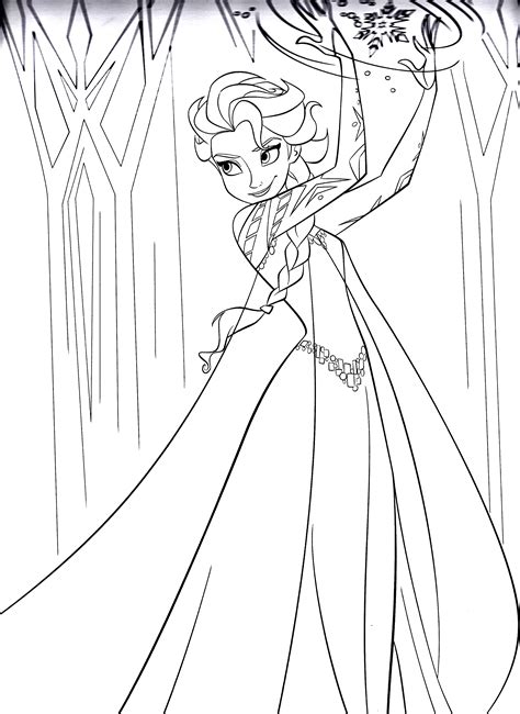 free printable coloring pages of elsa from frozen